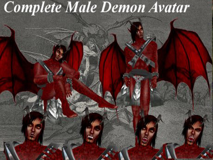 Second Life Marketplace Demon Complete Avatar